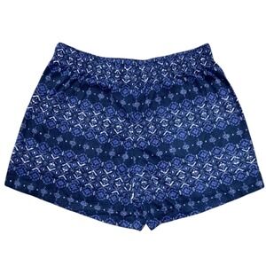 Eddie Bauer Sleepwear Women's XS Blush Geo Print Pajama Shorts Sleep Lounge Cozy